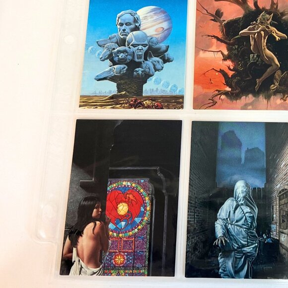 9 Vintage Michael Whelan Adventures in Fantasy trading cards 1993 Comic Images - Picture 4 of 4
